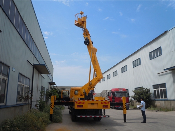 國六東風天錦34米高空作業(yè)車